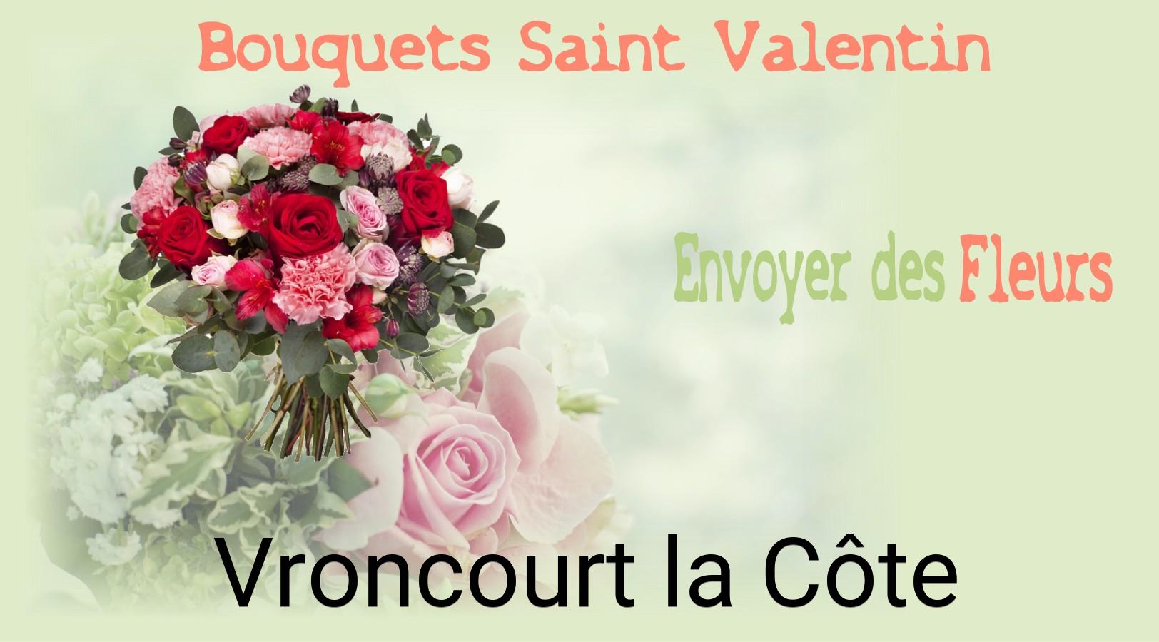 Roses de Saint-Valentin livrées à Vroncourt-la-Côte